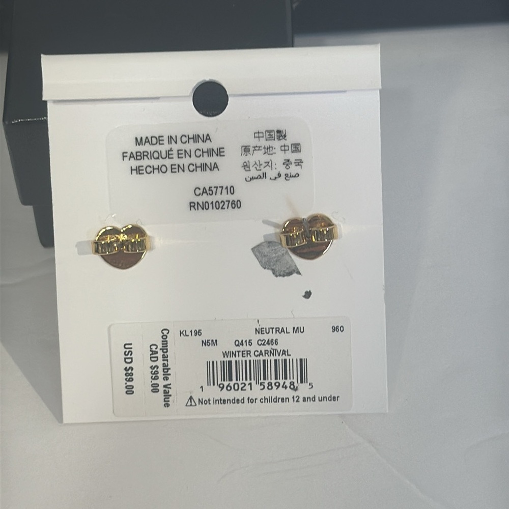 kate spade new york Gold-Tone Pavé & Imitation Pearl Champagne Drop Earrings - Picture 3 of 6